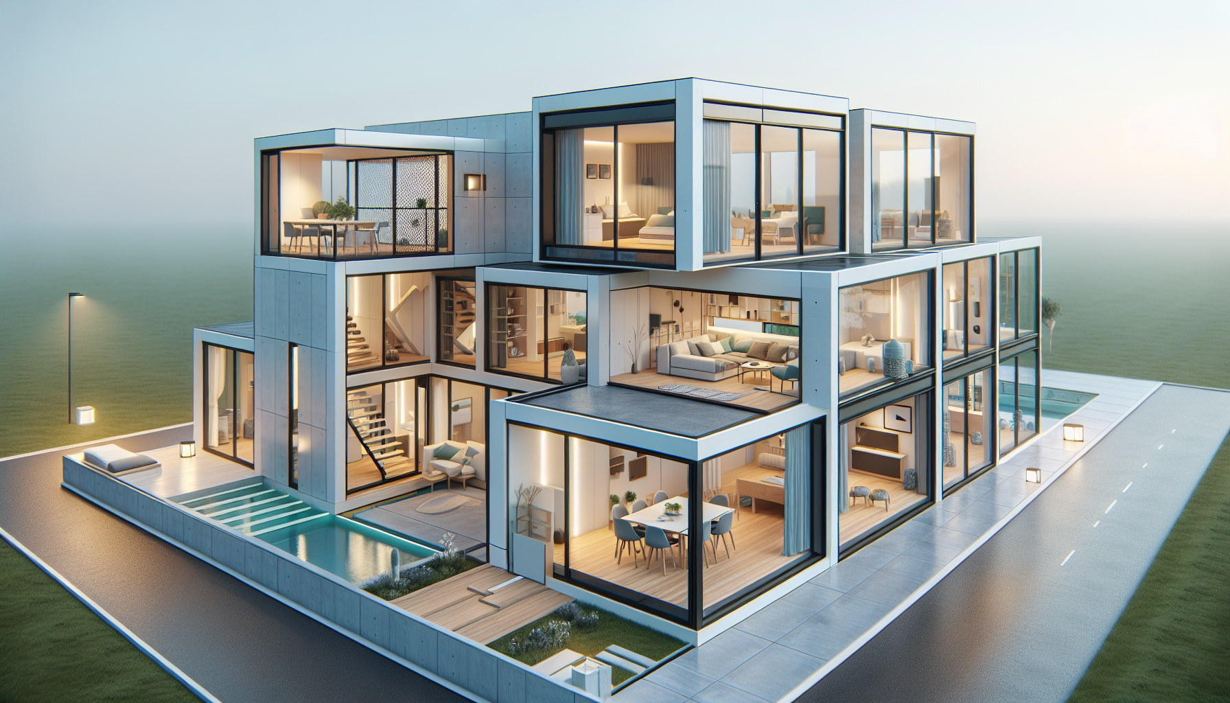 casa modular en l diseno innovador y ventajas para tu hogar