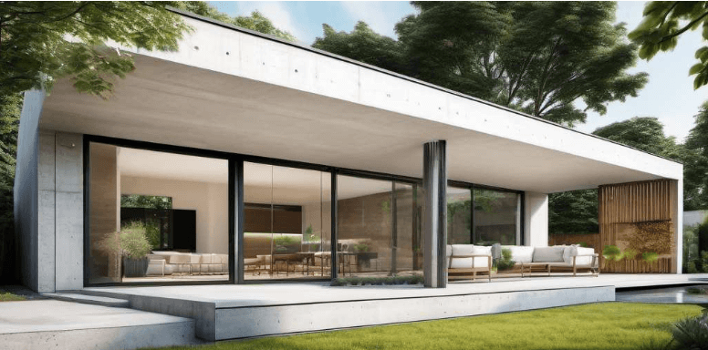 Casa diseno prefabricada hormigon 50m2