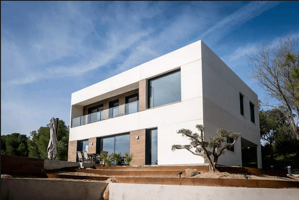 casa de diseno prefabricada concrete home barcelona